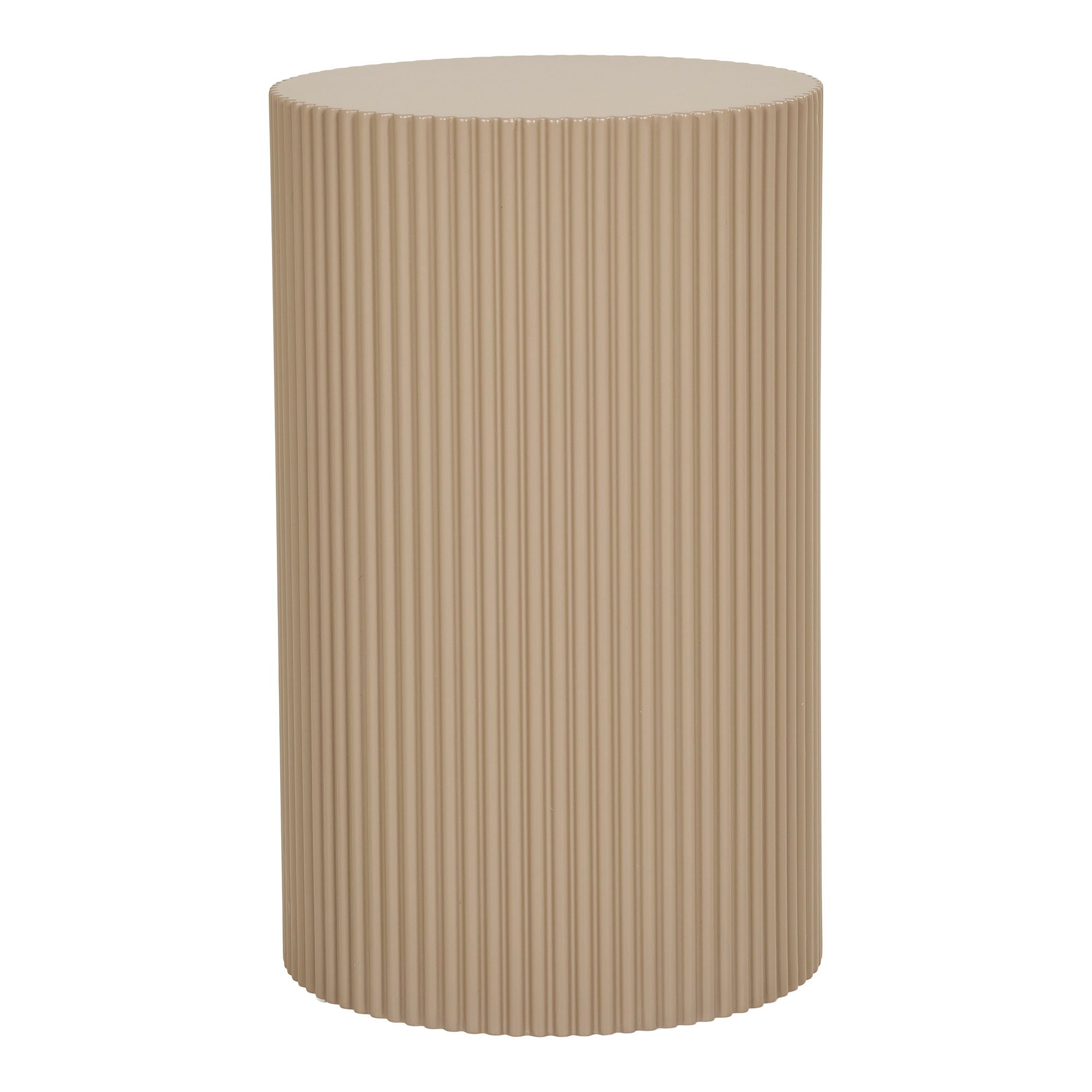 Farense – Beistelltisch, beige Ø30×50 cm